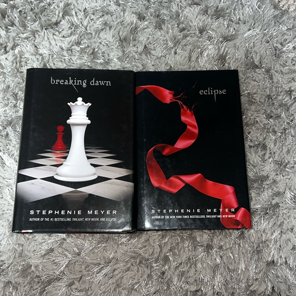 Twilight First Edition hardcover Eclipse & Breaking Dawn book by Stephanie Meyer